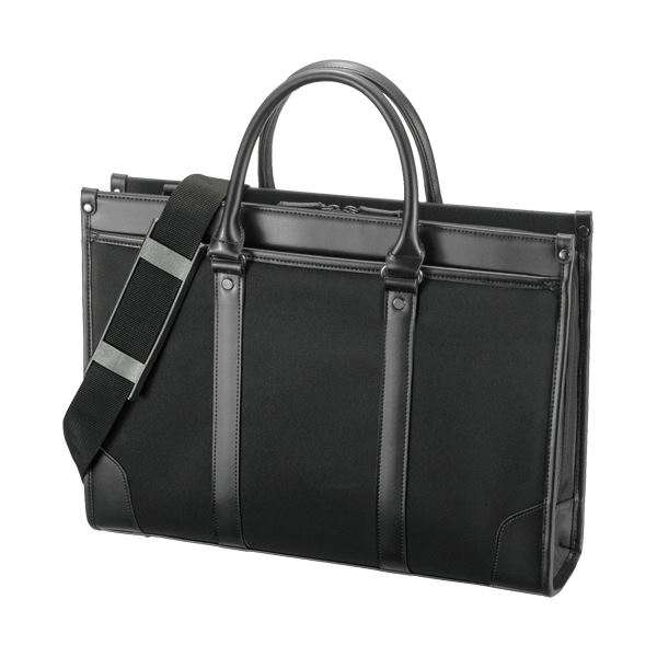 【ポイント20倍】サンワサプライ ビジネス・就活PCバッグ13.3型ワイド対応 ブラック BAG-C41BK 1個｜インテリアの壱番館 16,950円