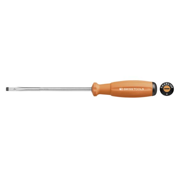 【マラソンでP最大47倍】PB SWISS TOOLS 8100-4-140OR レインボーマイナスドライバー 橙