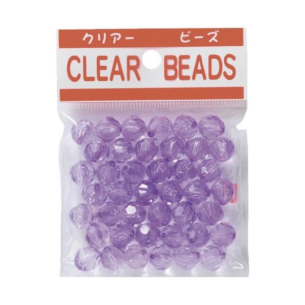 【百貨店SALEでP最大限度47倍】(まとめ) 創＆遊 せつ然たるビーズ 紫 【×10書き割り】