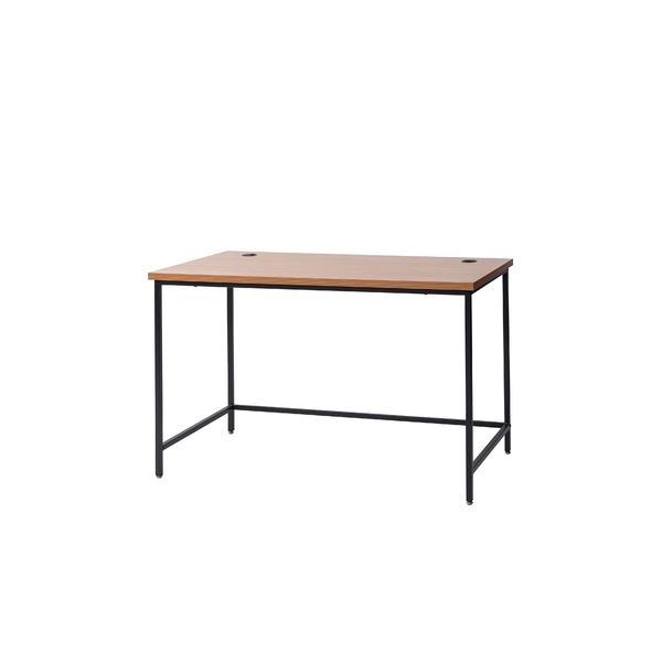 【マラソンでポイント最大47.5倍】パソコンデスク ワークデスク 約幅120cm ナチュラル スチール 組立品 リビング 子供部屋 勉強部屋 在宅ワーク ゲーム|インテリアの壱番館