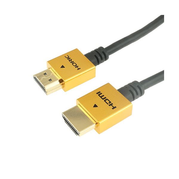 【クーポン配布中＆マラソン対象】【5個セット】ホーリック HDMIケーブル 1.5m ゴールド HDM15-422GDX5