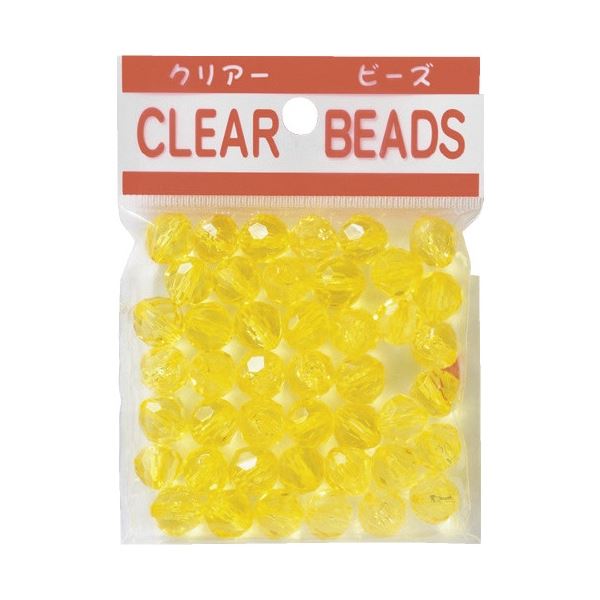 【百貨店SALEでP最大限度47倍】(まとめ) 創＆遊 せつ然たるビーズ 黄 【×10書き割り】