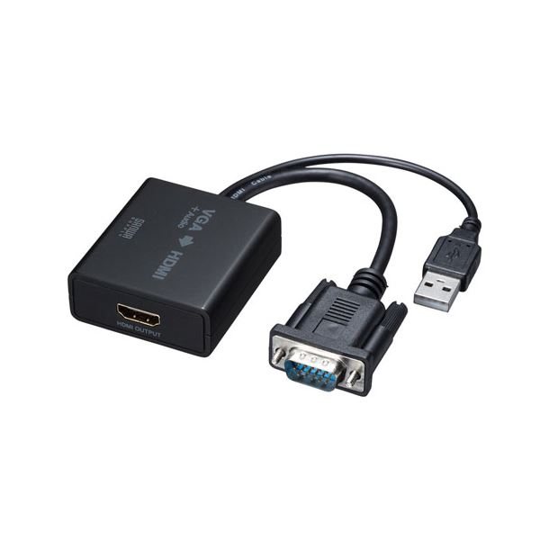 【百貨店SALEでP最大限度47倍】サンワサプライ VGA交通信号HDMI取り替えっこ変換器 VGA-CVHD7