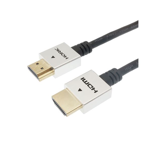 【ポイント20倍】【5個セット】ホーリック HDMIケーブル 1m シルバー HDM10-491SVX5
