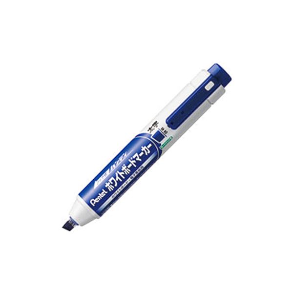 【クーポン券別れ別れ中】(まとめ) ぺんてる 撃ち当てる式ハンデ ホワイトボードマーカー 太字平芯 青 MWXN6M-C 1本  【×50仕かける】 プレゼンテーション用品-文房具・事務用品