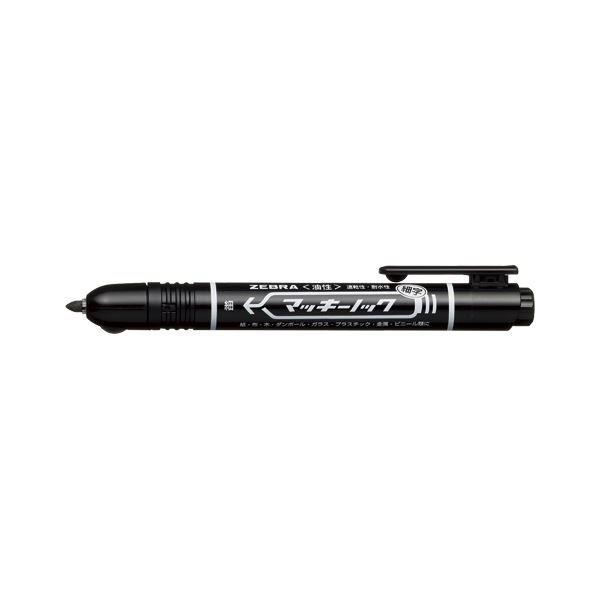 【マラソンでP最大49倍】（まとめ） ゼブラ マッキーノック 細字 黒 線幅1.0～1.3mm 1本入 【×30セット】