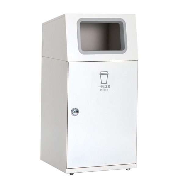 【百貨店SALEでP最大限度47倍】TERAMOTO（テラモト） ニートST 原則としてゴミ用 象牙色 67L 角穴 （スチール写真製紙くずかご）
