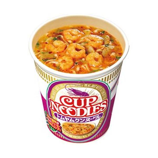 【クーポン配布中＆マラソン対象】（まとめ）日清食品 カップ ヌードルトムヤムクンヌードル 75g 1ケース（12食）【×4セット】