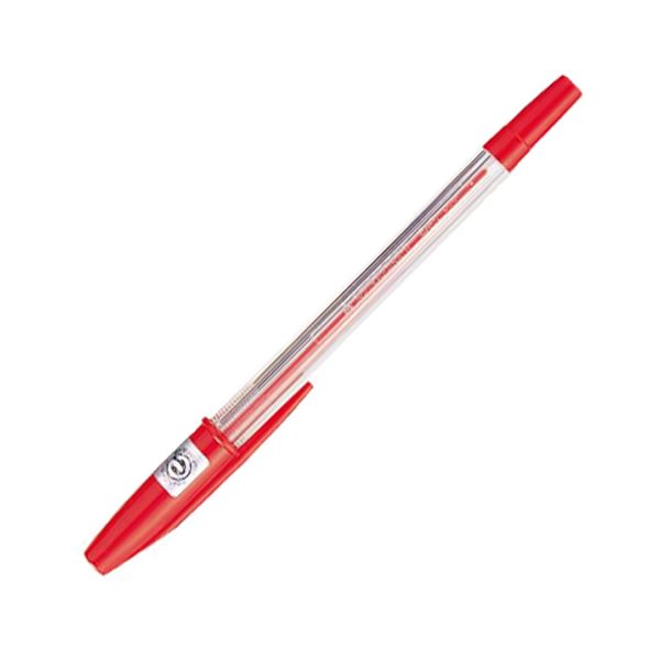 【クーポン配布中】(まとめ) 三菱鉛筆 油性リサイクルボールペン 0.7mm 赤 業務用パック SAR10P.15 1箱(10本) 【×10セット】