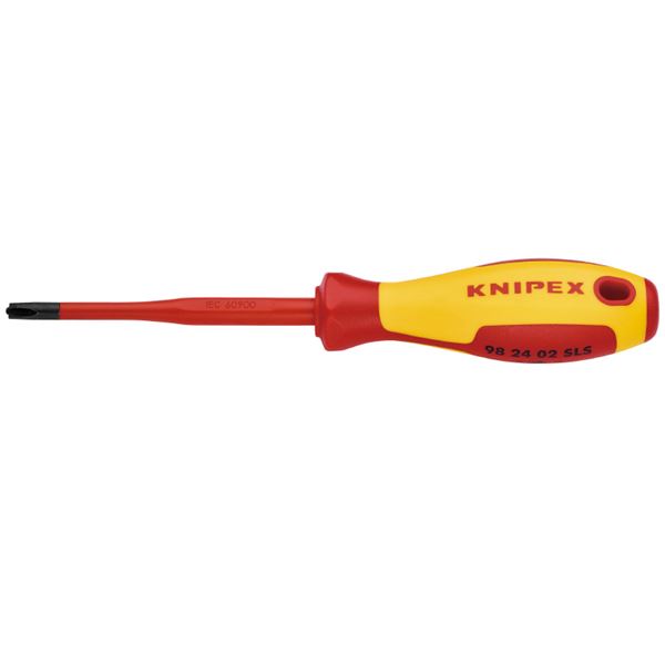 【クーポン配布中】KNIPEX（クニペックス） 9824-02SLS スリム絶縁ドライバー （プラス／マイナス）