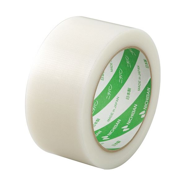 【ポイント20倍】(まとめ) ニチバン フィルムクロステープ 梱包用 50mm×25m 半透明 185-50 1巻 【×5セット】