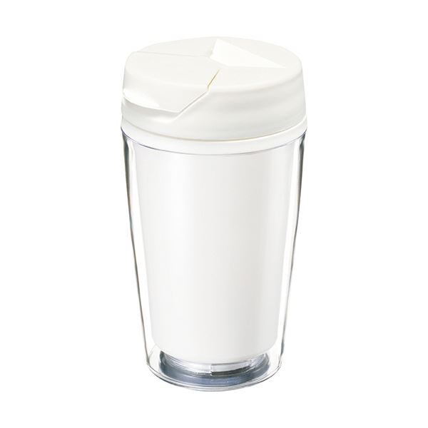 【百貨店SALEでP最大限度47倍】取り替えっこワークス カスタムデザインタンブラーFC 350ml 白いこと TS-0616-044 1箱(60個)