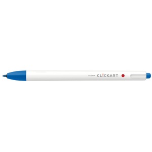 【ポイント20倍】（まとめ） ゼブラ ノック式水性カラーペン クリッカート ペールブルー 0.6mm 【×50セット】