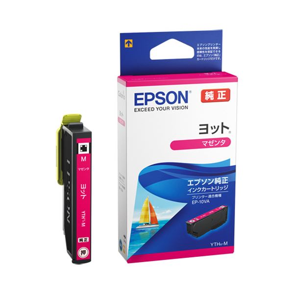 【百貨店SALEでP最大限度47倍】（まとめ）エプソン インキ薬莢 ヨットマゼンタ YTH-M 1個 【×5仕掛ける】
