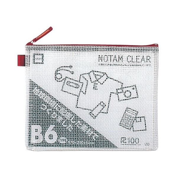 【クーポン配布中＆マラソン対象】(まとめ）サクラクレパス ノータムクリアー B6 レッド UNC-B6#19【×10セット】