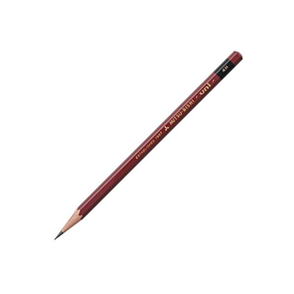 【ポイント20倍】(まとめ) 三菱鉛筆 六角事務用鉛筆 ユニ 4H U4H 1ダース(12本) 【×5セット】
