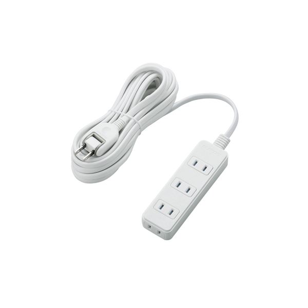 【ポイント20倍】（まとめ）エレコム 電源タップ（雷ガード・ほこりシャッター） T-KST02-22450WH【×2セット】