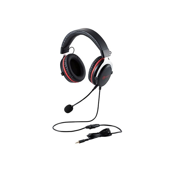 【尖んがり20倍】エレコム ゲーミングヘッドセット HS-G40 厚地の外套上端 黒いこと HS-G40BK