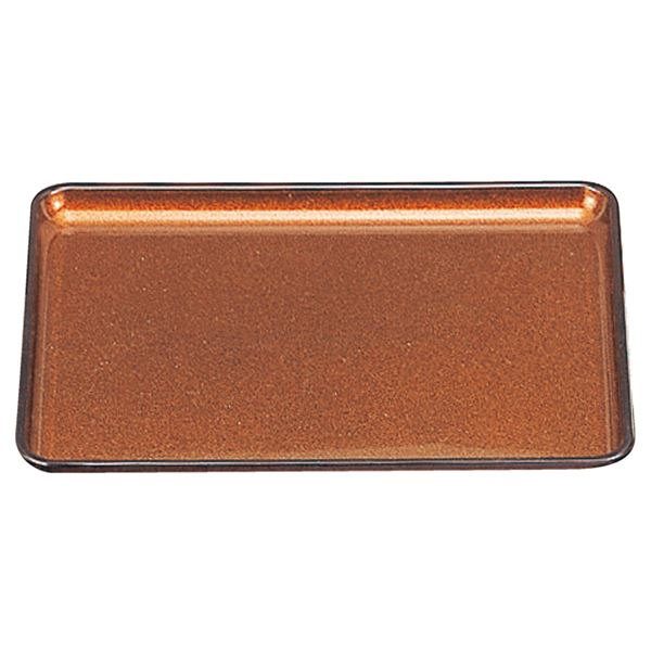 【ポイント20倍】尺7 戦国長手盆/トレー 【梨地】 508mm×359mm×28mm 日本製 〔和食 レストラン 店舗 お店〕【代引不可】