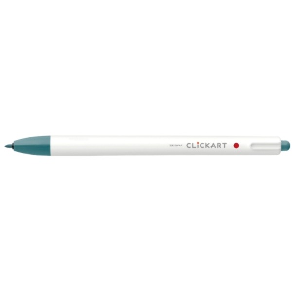 【ポイント20倍】（まとめ） ゼブラ ノック式水性カラーペン クリッカート ターコイズブルー 0.6mm 【×50セット】