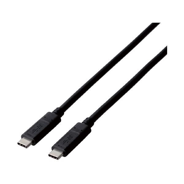 【尖んがり20倍】エレコム USB3.1(Gen1)C-C有線テレビ 2m 黒いこと MPA-CC13A20NBK