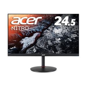 【マラソンでP最大49倍】Acer Nitro 24.5型ワイド液晶ディスプレイ XV252QFbmiiprx（フルHD：1920×1080（16：9）/DisplayPort、HDMI/ブラック/スピーカーあり/IPS/非光沢/400cd/1ms/0.5ms/390Hz） 241,600円