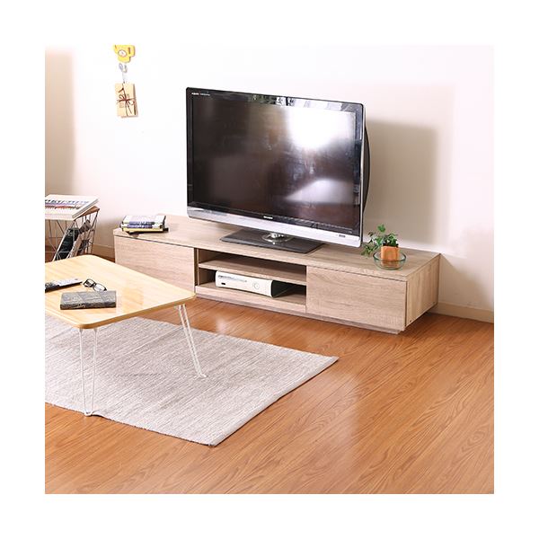 【百貨店SALEでP最大限度47倍】テレビ受像機台 置き目ゲーム盤 幅150糎 白いことオーク材 AV設備納める相応う 抽き出し付き添い人 肌理調 リビング 晩ご飯 臥榻御部屋【代引不可】