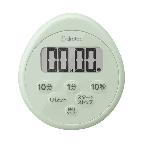 【ポイント20倍】ドリテック 時計付防水タイマー グリーン T-611GN 1個 5,256円