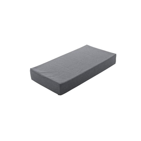 【ポイント20倍】ブロックソファー/ローソファー 【大 約幅120×奥行60×高さ15cm グレー】 洗えるカバー 本体：日本製 〔リビング 寝室〕【代引不可】