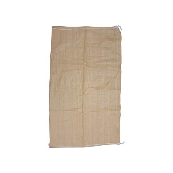 【ポイント20倍】（まとめ）ユタカメイク 収集袋PP収集袋（ベージュ）60cm×100cm W-43 1パック（5枚）【×10セット】