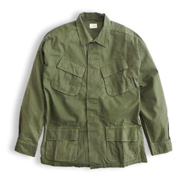 【マラソンでP最大49倍】アメリカ軍 ジャングル ファーティング リップストップ ジャケット 4thモデル S オリーブ レプリカ 米軍 ミリタリーウェア
