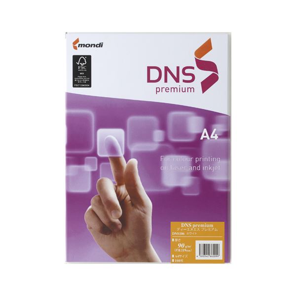 【クーポン配布中】DNS プレミアム A4 90g ホワイト 500枚 DNS506