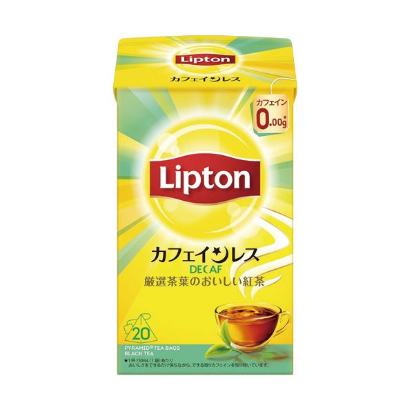 【マラソンでポイント最大47.5倍】(まとめ)リプトン カフェインレスティー 2g 1セット(80バッグ:20バッグ×4箱)【×2セット】|インテリアの壱番館