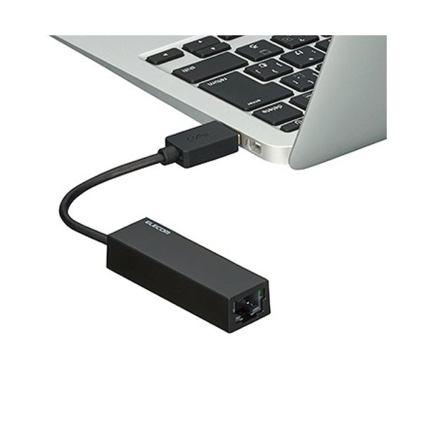 アウトレット☆送料無料】 まとめ エレコム 有線LANアダプターGiga対応 USB3.0 Type-A ブラック EDC-GUA3-B 1個  fucoa.cl