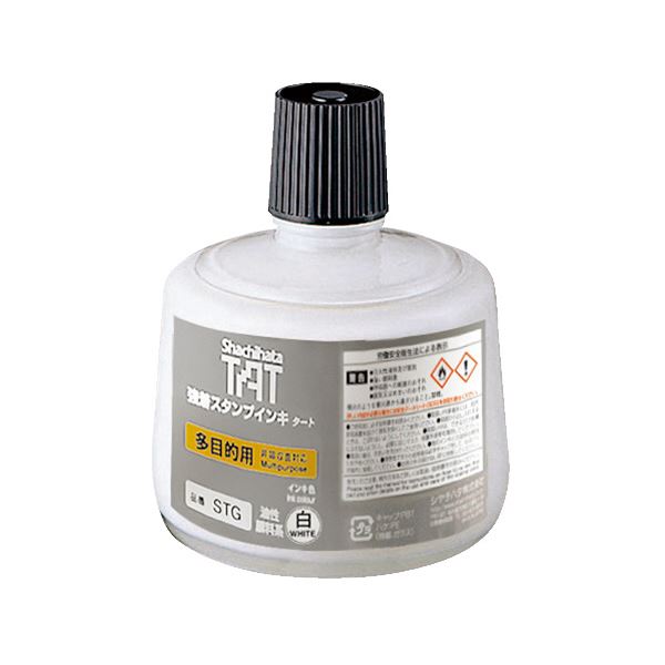 【百貨店SALEでP最大限度47倍】シヤチハタ TATインク 多役立つこと用A 大 白 330mL