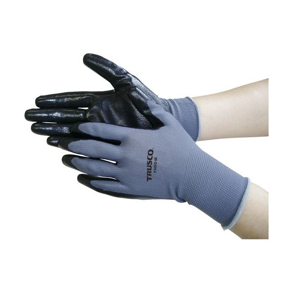 【ポイント20倍】(まとめ) TRUSCO ニトリル 背抜き手袋 L TNSG-L 1双 【×50セット】