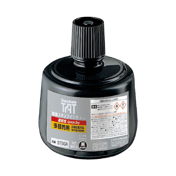 【百貨店SALEでP最大限度47倍】シヤチハタ TATインク 速乾 多役立つこと用A 大 黒 330mL
