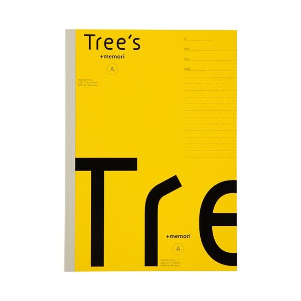 【尖んがり20倍】(まとめ) キョクトウ Tree s B5 P記憶装置 A罫30枚 黄色 【×50仕掛ける】