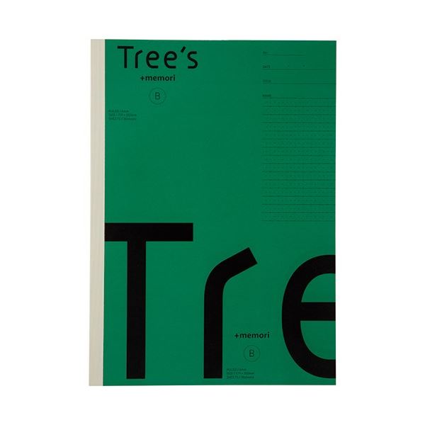 【尖んがり20倍】(まとめ) キョクトウ Tree s B5 P記憶装置 B罫30枚 緑であること 【×50仕掛ける】