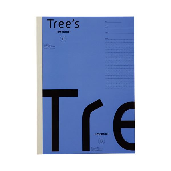 【ポイント20倍】(まとめ) キョクトウ Tree s B5 Pメモリ B罫30枚 バイオレット 【×50セット】