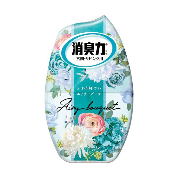 【尖んがり20倍】（まとめ）エステー おお座敷の消臭力 エアリーブーケ 400ml 1個 【×10仕掛ける】 日用品雑貨・文房具・手芸-日用消耗品-消臭剤・芳香剤