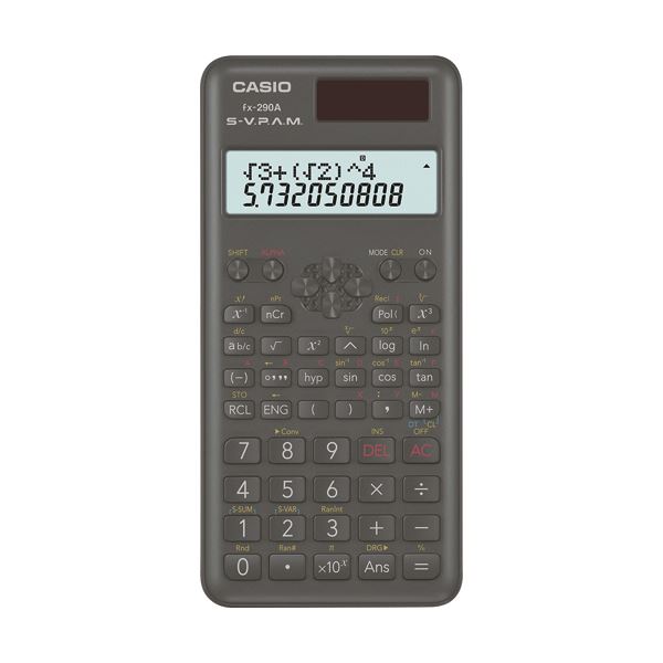 【マラソンでポイント最大47.5倍】カシオ 関数電卓 10桁2行ハードケース付 FX-290A-N 1セット(3台)|インテリアの壱番館