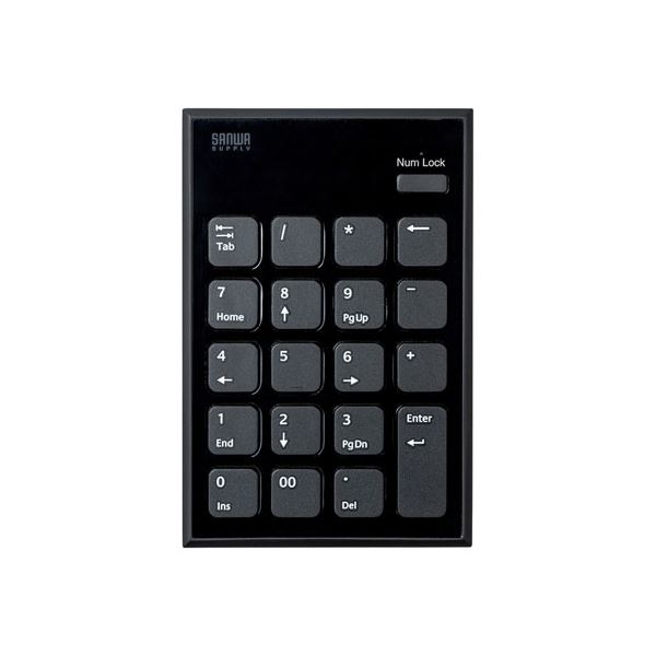 【マラソンでP最大49倍】サンワサプライ 静音Bluetoothテンキー NT-BT23BK