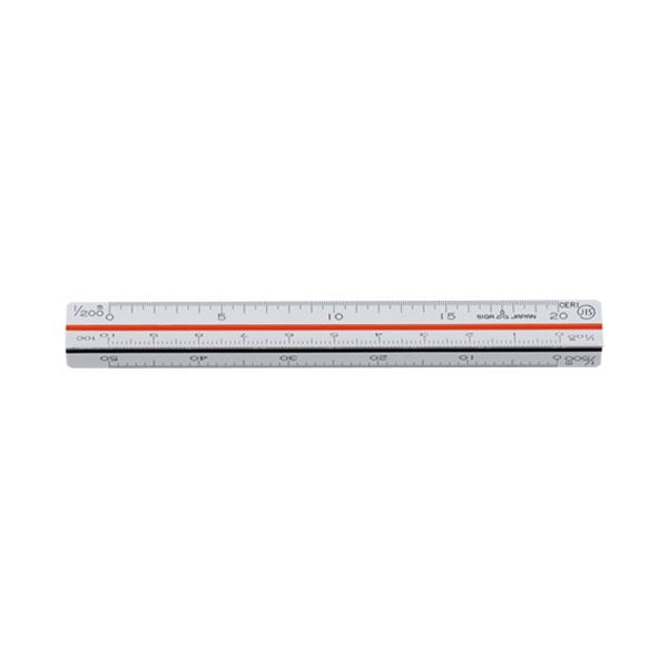 【ポイント20倍】(まとめ）内田洋行 三角スケール ポケット用10cm 1-882-0005【×5セット】