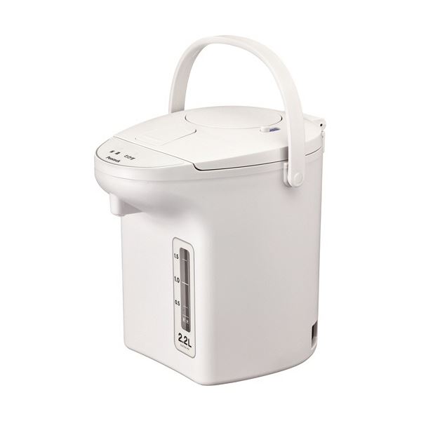 【クーポン配布中&マラソン対象】ピーコック 電気保温エアーポット 2.2L ホワイト WVP-22 W 1台｜インテリアの壱番館