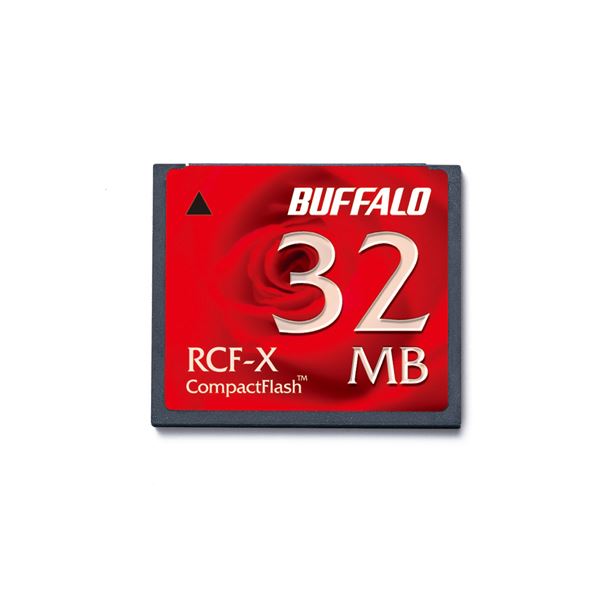【ポイント20倍】(まとめ) バッファロー コンパクトフラッシュ32MB RCF-X32MY 1枚 【×10セット】