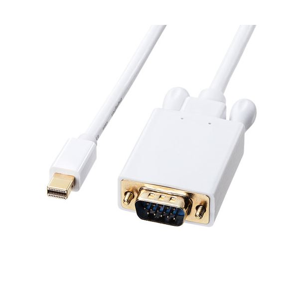 【尖んがり20倍】サンワサプライ ミニDisplayPort-VGAうつり変わり有線テレビ 5m KC-MDPVA50