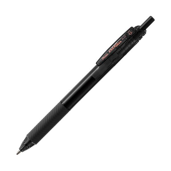 【ポイント20倍】(まとめ) ぺんてる ゲルインキボールペン エナージェルエス 1.0mm 黒 BL130-A 1本 【×50セット】