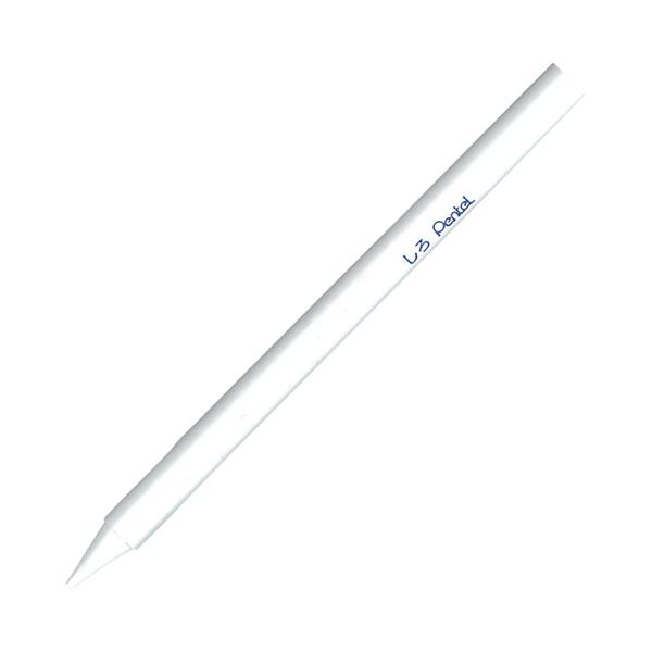 【尖んがり20倍】(まとめ) ぺんてる パ突っ支い棒 色鉛筆 しろ 10本 GC-T29R 【×5書き割り】