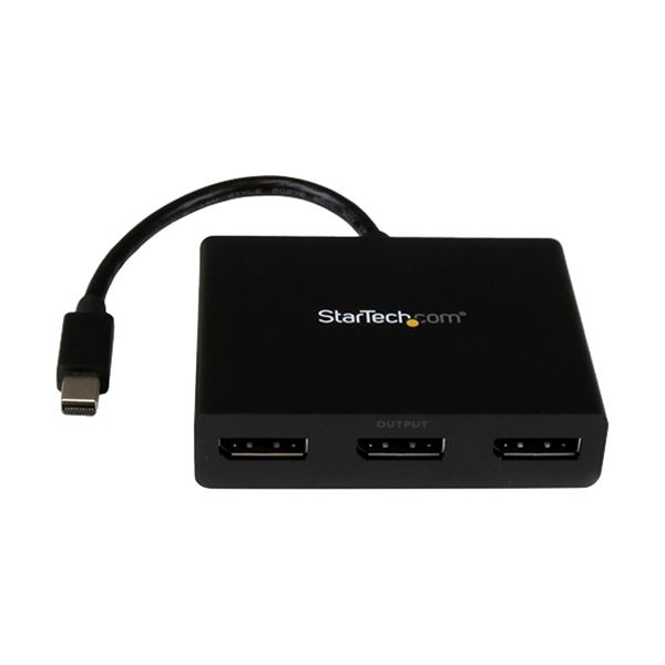 【尖んがり20倍】StarTech.com 3界面MSTこしき Mini DisplayPort-3xDsiplayPort 4K相応う Windowsのみ相応うMSTMDP123DP 1台